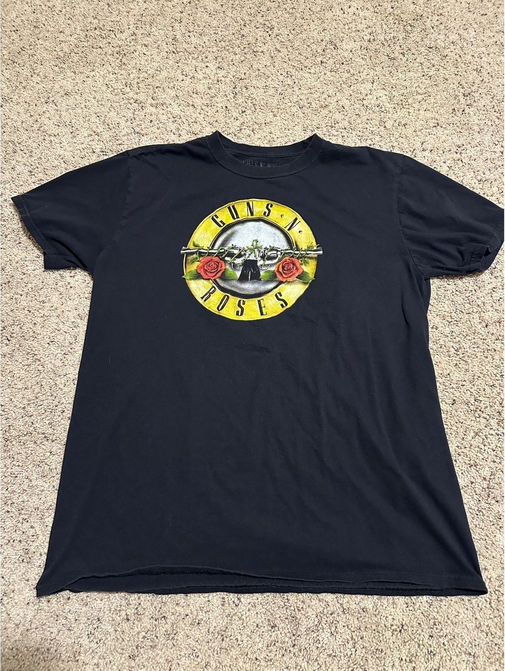 Guns N' Roses Classic Band Logo Black T-Shirt